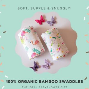 IScreamBaby Swaddle White with AOP - Set